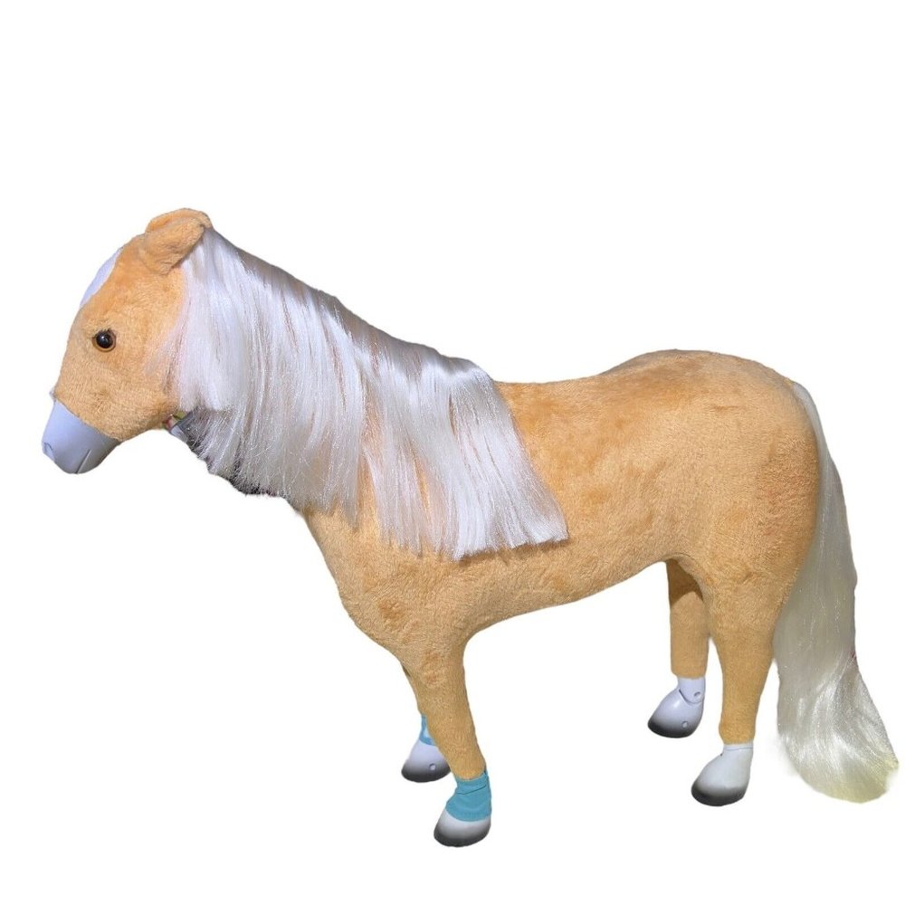 My Life As 20”‎ Palomino Brown Posable Horse 20”x 18” No Bridle Just Horse